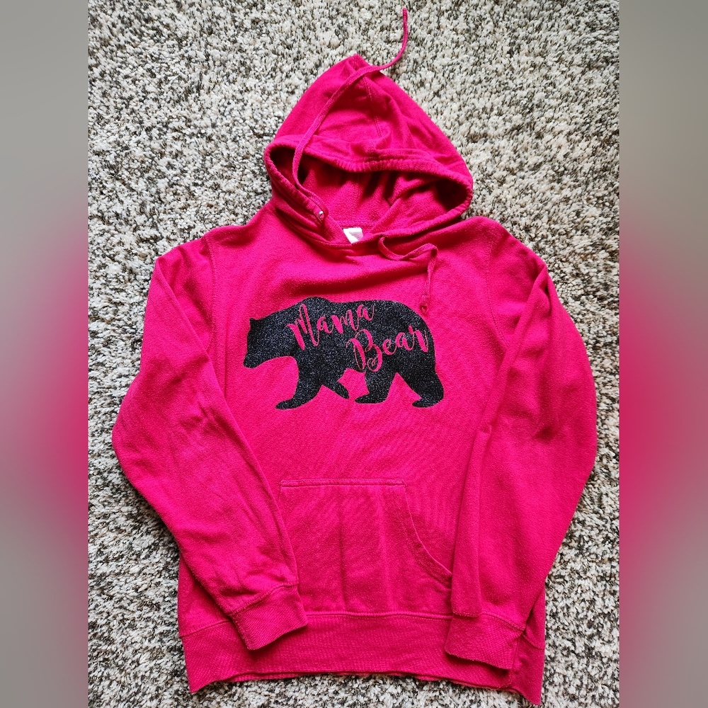 Small shop mama bear hoodie
